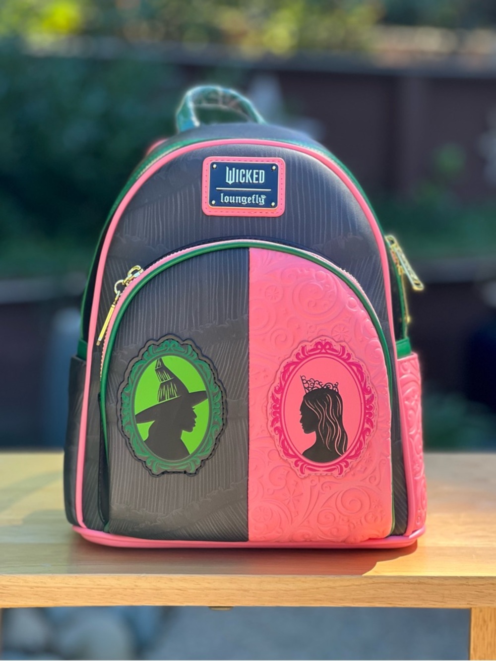 Loungefly Universal Wicked Glinda and Elphaba Mini Backpack Exclusive NWT